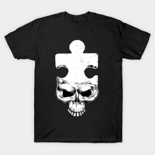 Skull Puzzle Philosopher T-Shirt